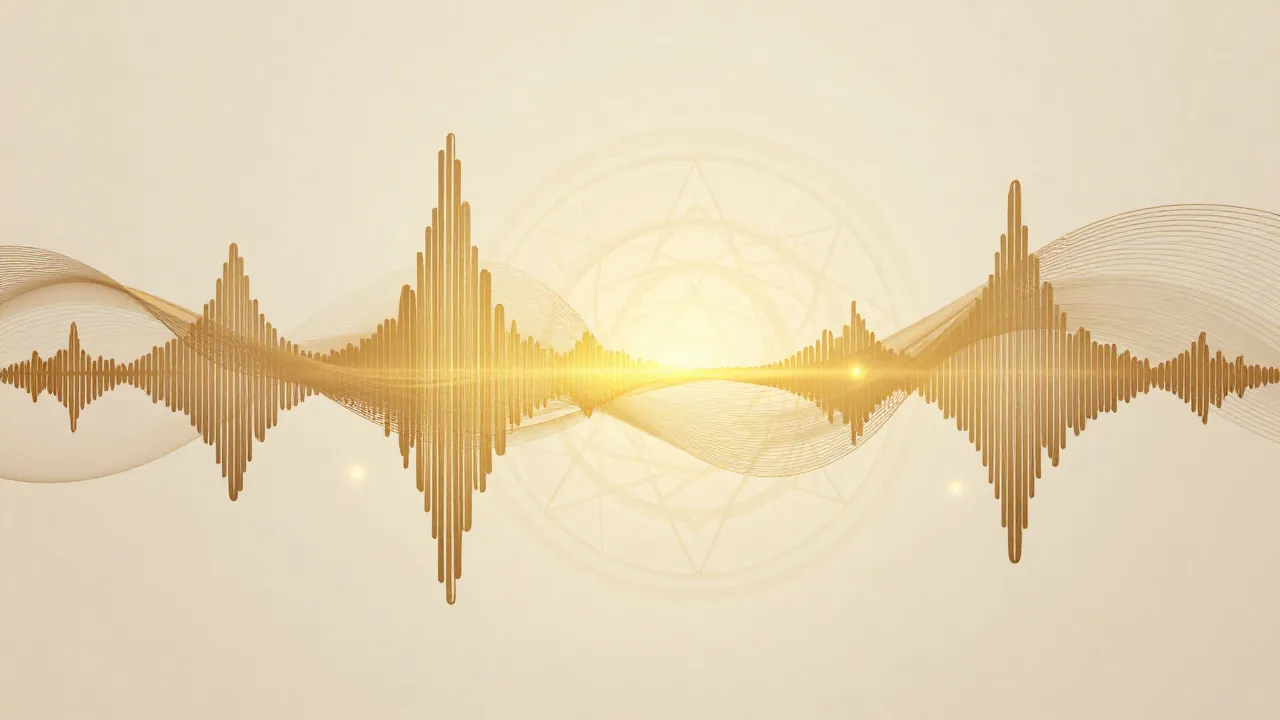 Sacred Sleep Sanctuary atmospheric header: soft twilight temple interior with candlelight and gentle mist