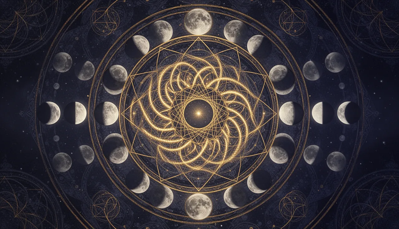 Serene bedroom sanctuary illuminated by candlelight and moonlit rest