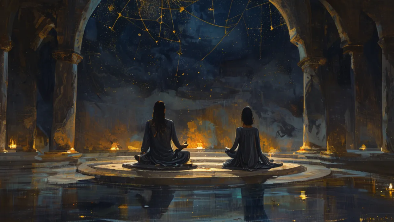 Manifestation ritual guide PDF preview showing frequency tables