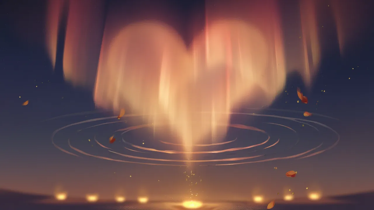 528 Hz frequency wave pattern with sacred geometry elements